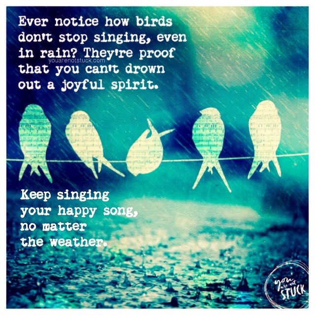 You Can’t Drown Out Happiness