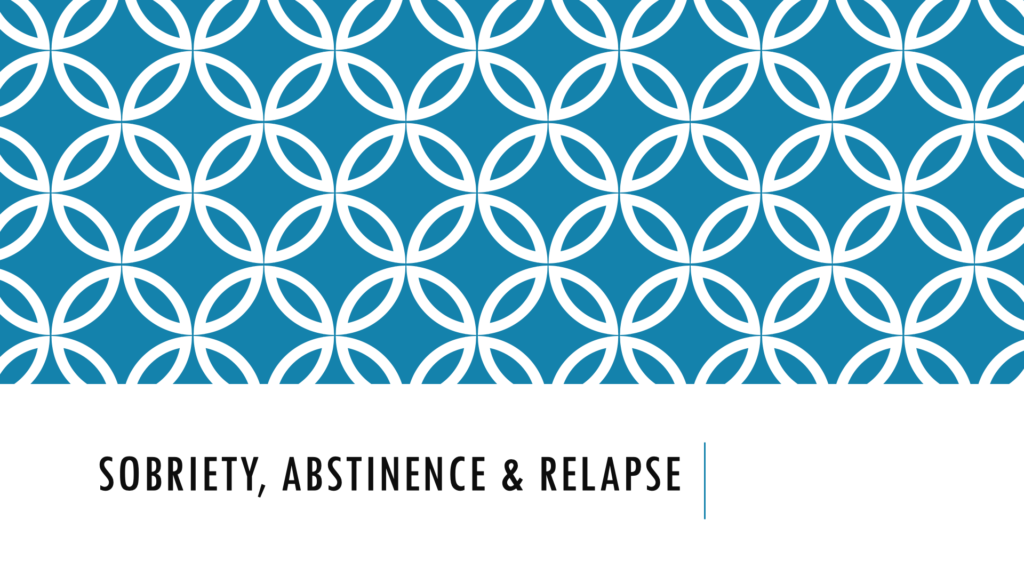 The Difference Between Abstinence & Sobriety